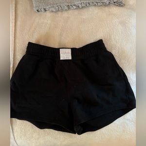 Hollister black sweat shorts- size medium